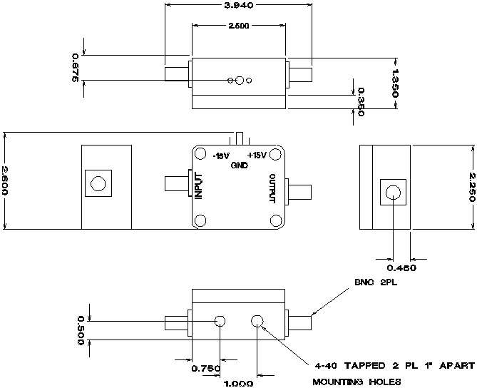 KA020-A1 PREAMPLIFER/ KA020-A1A/KA100-A1/